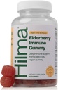 Hilma Elderberry Gummies Formulated with Vitamin C & Zinc, φυσικό, Vegan, κλινικά αποδεδειγμένα συστατικά, συμπλήρωμα υποστήριξης του ανοσοποιητικού Plus Αντιοξειδωτικά, Φυσική γεύση μούρου (60 Gummies)