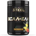 Çelik Supplements | Yüksek Performans BCAA EAA Tozu | Lean Kas Büyüme ve Workout Endurance | 2:1 Recover Muscle Faster 30 Servisler için Oran. (Bohemian Bliss)