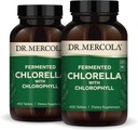 Dr. Mercola Fermented Chlorella with Chlorophyll, 90 Hizmet (450 Tablet), 2 Şişe, Diyet Tamam, Destekler Immune and Organ Health, Non GMO, NSF sertifikalı