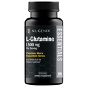 Nugenix Essentials L-Γλουταμίνη, 1500mg 100% Βοτανική L-Γλουταμίνη Αμινοξέο, Σύνθεση πρωτεϊνών, Υποστηρίζει Κυτταρική λειτουργία, 60 κάψουλες