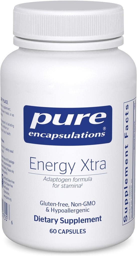 Saf Encapsulations Energy Xtra | Stamina için Adaptogen Formula* | 60 Capsules
