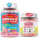 Nextdia Inositol Gummies + Omega 3 (EPA/DHA) Gummies for Kids