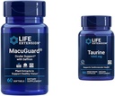 Life Extension MacuGuard Eye Health Supplement with Saffron & Taurin Heart Health Capsules Sche