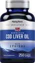 Piping Rock Cod Liver Oil Softgels | 250 Count | EPA DHA | Engelvaer Norveç | Non-GMO, Gluten Free Supplement Supplement Supplement