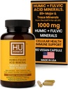 Humic & Fulvic Acid Supplement Capsules – Organik Plant-Based Acid Fulvic Supplement ile Fulvic-Humic Mineral Sotox & Abxia 60 ctt