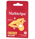 NuStrips™ Fast-Dissolving Energy Strips with 50mg Caffeine, L-Theanine & Vitamin B12 – Instant Energy & Focus Without Jitters or Crash – Works Faster Than Coffee – Soothing Cinnamon (3 Strips)