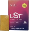 Stay Wyld Organics Energy Strips - 50mg of Caffeine - Sugar-Free with Lion’s Mane, L-Theanine, Caffeine & B12 - Nootropic Energy & Focus Helps You Stay Awake - Keto/Vegan/GF/Citrus Flavor (30 Strips)