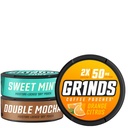 Grinds Coffee Pouches 18 Per Can | 3 Can Energy Sampler | Double Mocha, Sweet Mint, Orange Citrus | Caffeine Pouches | Portable Energy | No Crash, No Jitter | B-Vitamins | Focus | Sugar Free
