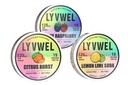 LyvWel 125mg Caffeine Pouches, Guarana-Powered Energy Pouches, Nootropic Pouches, Nicotine Free Pouches & Tobacco-Free (45 Total Pouches) (3 Pack, Blue Raspberry, Citrus Burst, Lemon Lime Sod)