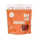 SAM+LEO Vitamin B Complex Gummies with Biotin for Kids & Teens - Caffeine-Free Focus & Energy Support Supplement Gummies | Vegan & Gluten Free Supplement - Strawberry Flavor (60 Count)