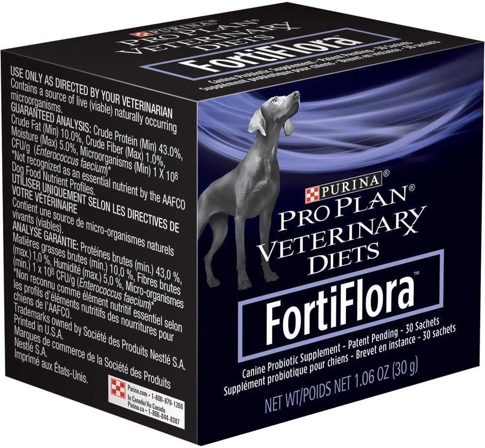 Purina Fortiflora Canine Beslenme Supplement Box (3 Pack), 30gm/90 Count