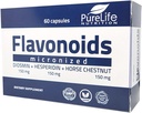 Flavonoids 60 ημέρες Υποστήριξη Υγιής Κυκλοφορία, Veins, τριχοειδή και Λεμφική Αποχέτευση- MPFF- Μικρονωμένο Diosmin 150mg + Hesperidin 150mg + Πιστοποιητικό Horse Chestnut150 mg- GMP, vegan