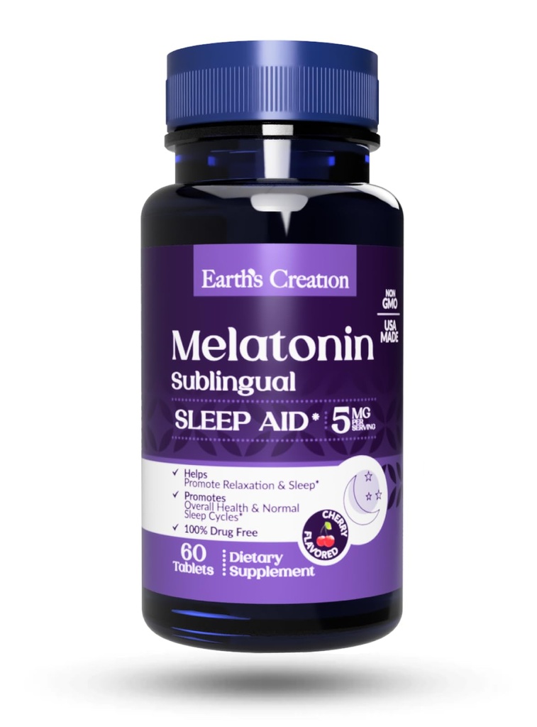 Melatonin 5 mg Sublingual (Cherry Flavor)
