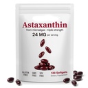 Astaxanthin Supplements 24mg | 120 Softgels | Supports for Eye & Skin & Joint Health | 4 Month Supply