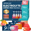 Venture Pal High Sodium Sugar Free Electrolytes Powder Packet - Συσκευασίες ενυδάτωσης με βιταμίνη, νάτριο & κάλιο 