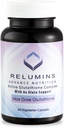 Relumins Advance White Active Glutathione Kompleksi - Max Dose 900 mg Glutathione with 6X Bransons, ALA & NAC - Anti-Aging Skin Brighting Supplement - 60 Vegetarian Capsules (30 hizmet)