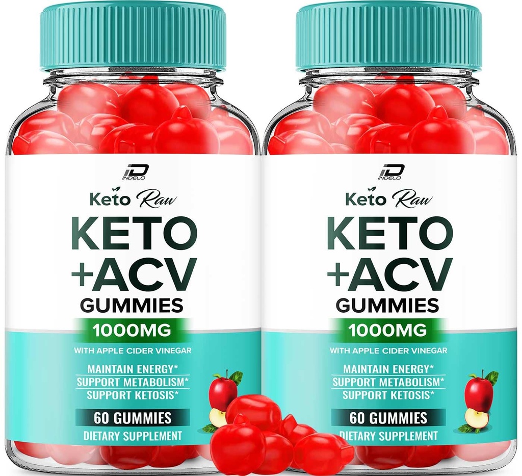 Keto Raw ACV Gummies Supplement – KetoRaw + ACV Gummies Apple Cider Vinegar 1000MG, Keto-Raw Gummies Reviews, Vitamin B12 (2 Pack - 120 Gummies)