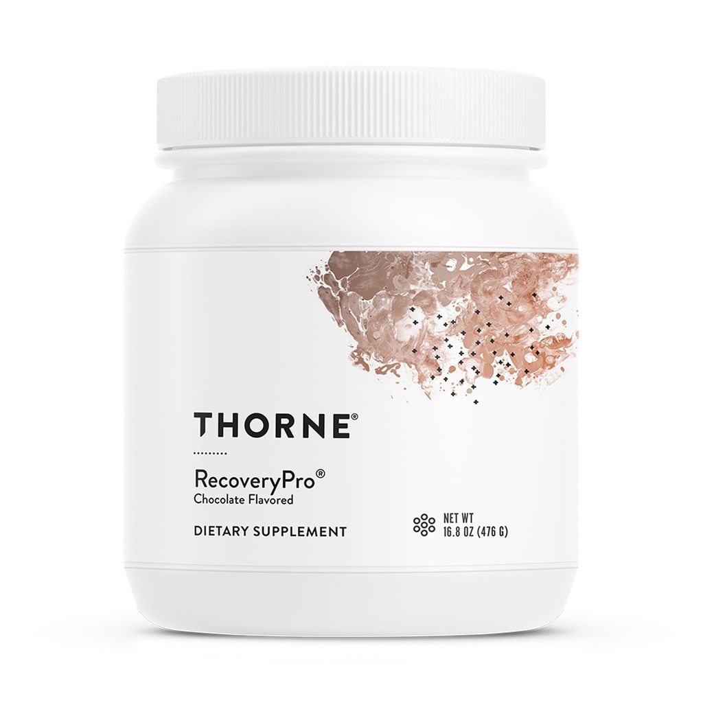 THORNE - RecoveryPro - Whey Protein Powder with Magnesium, GABA & L-Tryptophan - Supports Restful Sleep, Stress Management & Muscle Recovery* - NSF Certified for Sport - Gluten-Free - 12 Servings
