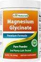 En İyi Doğallar Magnezyum Glycinate Toz - 1 Pound (1 LB)