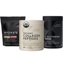 Sports Research® Recovery Pack - Hydrate Electrolytes Powder Packets + L-Glutamine Workout Recovery, Immune Health & Gut Health Support + Organic Collagen Peptides - Hydrolyzed Type I & III