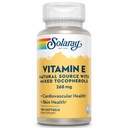 SOLARAY Vitamin E d-Alpha Tocopherol 268 mg (400 IU) | Heart & Skin Health, Antioksi Activity Support | 100ct