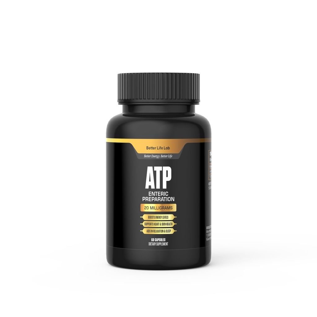 BETTER LIFE LAB ATP Supplement – Supports Cellular Energy Production, Mitochondrial Function & Active Lifestyles