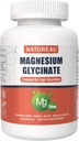 Magnezyum Glycinate 500 mg, yüksek Abpsiyon Tamamı için% 100 Chelate, Kas, Kalp, Asla ve Bone Support, 90 Capsules
