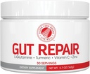 Silver Fern Gut Tamir - Digestive Health Supplement Toz - L-Glutamine, Curcumin, çinko & Ascorbik Asit (1 Tub - 30 Hizmet)