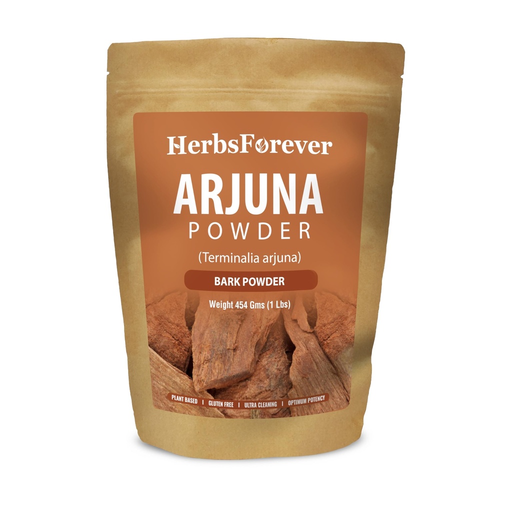 HerbsForever Arjuna Toz Terminalia Arjuna Non GMO, Vegan 454 GMS