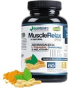 Natural Night-Time Support Muscle Relax PM - Over 2,300 Milligrams Strength - Ease Night Time Capsules Rest Support with Magnezyum, Ashwaganha, Valerian, Passion Flower Flower Flower Flower