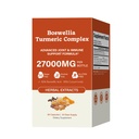 Boswellia Turmeric Complex – Multi-Ingredient Herbal Formula with 65% Boswellic Acids, 95% Curcuminoids, MSM, Ginger & Black Pepper – 27000mg Total – 60 Capsules