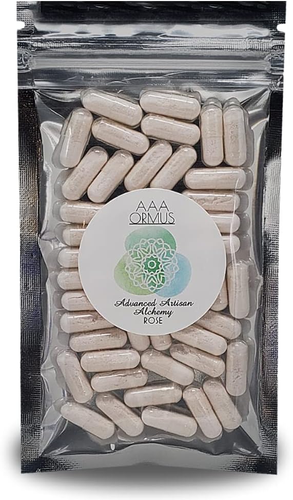 ORMUS Rose - Monoatomik Gold - 45 Vegan Capsules - The Philosophers Stone - AAA Ormus