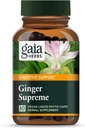 Gaia Herbs Ginger Supreme - Sağlıklı Digestion ve Relieves Occasional Nausea ile - Organik Ginger Root ve Turmeric Root - 60 Vegan Sıvı Phyto-Capsules (60-Day Supply)