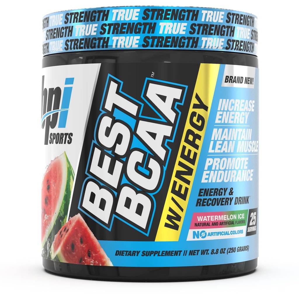 BPI Sports Best BCAA Toz - Kas Kurtarma Desteği - Branşlı Zincirler | Protein ve Kas Bina Blokları - Post Workout Recovery - Hydration - Watermelon Buz