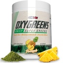 EHP Laboratuvarları OxyGreens Super Greens Toz - Spirulina & Chlorella Superfood, Green Juice & Greens Supplements with Prebiyotik Fibre, Antioksis & Immunity Support, 30 Serves (Pineapple)