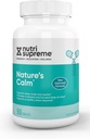 Calm Tabletleri: Doğa Calm Diyetsel Tamam - Stres Doğal Yardımı, Anksiousness, Nervousness, Uykusuzluk ve Irritability ve Improv Sleep - 90 Tabletler