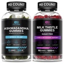 ΑΠΟΤΕΛΕΣΜΑ NUTRA Ashwagandha Gummies & Γαϊδουράγκαθο γάλα Gummies