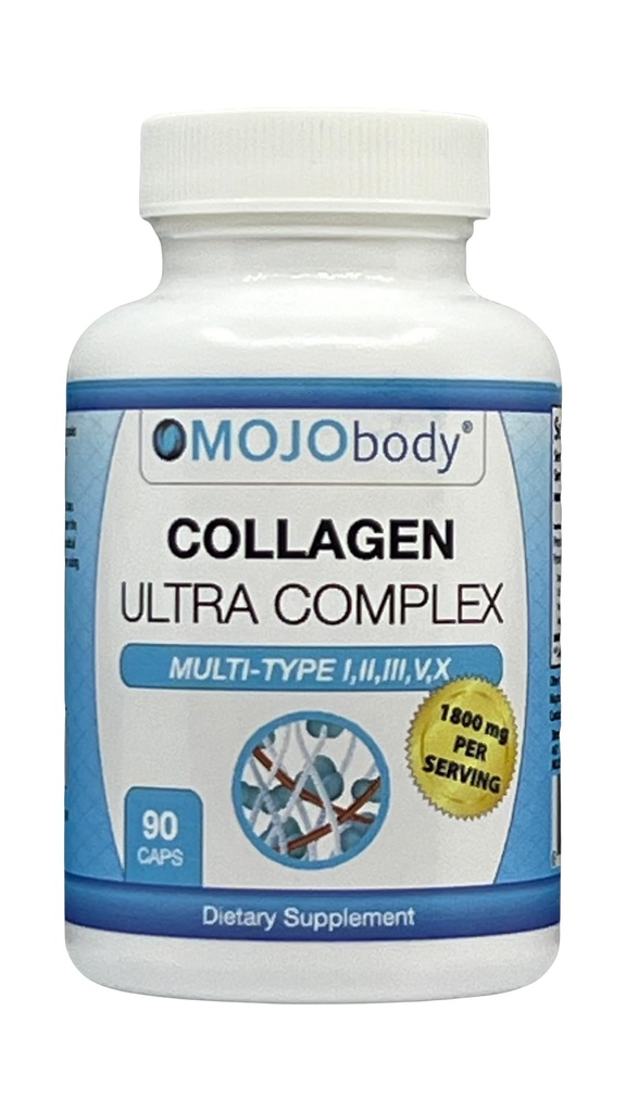 Multi Collagen Capsules Ultra Complex (Types I, II, III, V & X) Complex Multi Collagen Protein Blend for Anti-Aging, Hair, Skin, Nails and Joints, 1500mg Per Serving, 90 Capsules