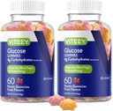 Viteey Glucose Gummies - 4g of Carbohidratlar - Glucose Tabletlerine Alternatif - Enerji ve Kan Şeker Desteği - Vegan, Gluten Free, Gelatin Free - 120 Kont
