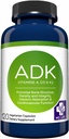 Συμπλήρωμα βιταμίνης MD.LIFE ADK – Βιταμίνη D3 K2 και A Complex – 120 κάψουλες – Υψηλής ισχύος βιταμίνη ADK για την υποστήριξη της υγείας των οστών και της καρδιάς