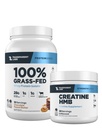 Gap Labs Grass-Fed Whey Protein Isolate (30 Hizmetler, Çikolata PB) & Cine HMB (30 Hizmetsiz)