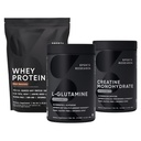 Sports Research® Recovery Pack - L-Glutamine, Creatine Monohydrate και πρωτεΐνη ορού γάλακτος για να βελτιώσει την απόδοση & δύναμη και την υποστήριξη αποκατάστασης προπόνησης