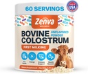Colostrum Supplement Bovine Colostrum for Humans 100% Pure Grass Fed, Supergut Health & Immune Support, 50% IgG, Unflavored, Calostro Bovino para Yetişkinos Organiko 60 servisler Toz