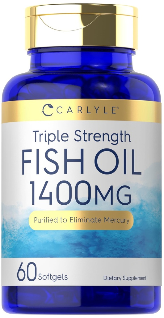 Carlyle τριπλή δύναμη Ωμέγα 3 ιχθυέλαιο 