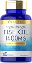 Carlyle Triple Strength Omega 3 Fish Oil | 1400 mg | 60 Softgels | Non-GMO, Gluten Free Supplement Supplement