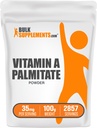 BulkSupplements.com Vitamin A Palmitate Powder - as Retinol Palmitate, Vitamin A Supplement for Immune & Eye Support - Gluten Free, 35mg per Serving, 100g (3.5 oz) (Pack of 1)