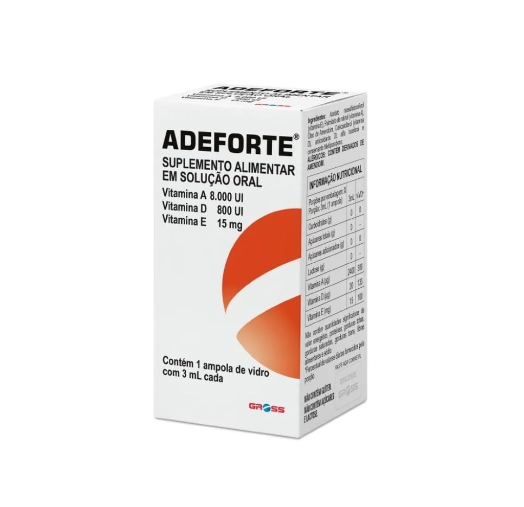 Adeforte Ampola Vitamin A,D and E