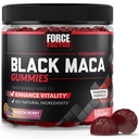 Kuvvet Faktörü Black Maca Gummies, Siyah Maca Root, Erkekler ve Kadınlarda Vitality'yi geliştirmek için, Enerji ve Güçlüliği artırmak, Üstün Aborpsiyon için BioPerine ile, Delicious Passion Berry Flavor, 60 Gummies