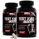 Force Factor Test X180 Boost, 2-Pack, testosteron ATM ve Enerji Supplement for Men, Boost Energy, Stamina'yı artırmak ve D-Aspartic Acid ve Fenugreek ile 240 Tablet,