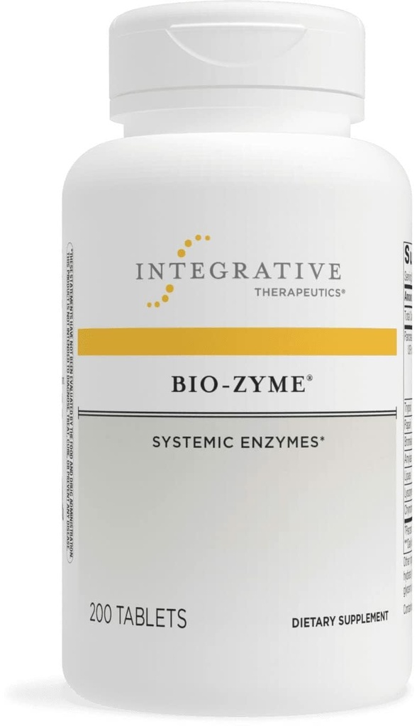 Bütünleştirici Tedaviler Biyo-Zyme - Digestive Support için Pancreatic Enzyme Kompleksi * - Sağlıklı Digestion* - Undiled Pancreatic Extract - 200 Tabletler (100 Hizmetler)